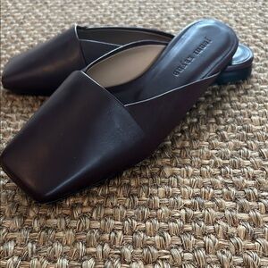 Jenni Kayne Mia Mules in Bordeaux Brown 38